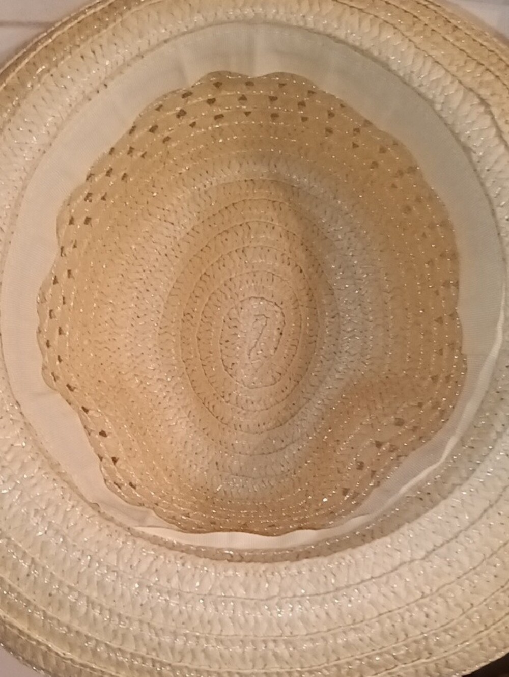 Straw Fedora Hat with Pink Band - Picture 8 of 12